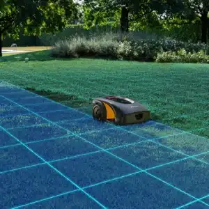 Robot Tondeuse guidage gps sans cable périphérique