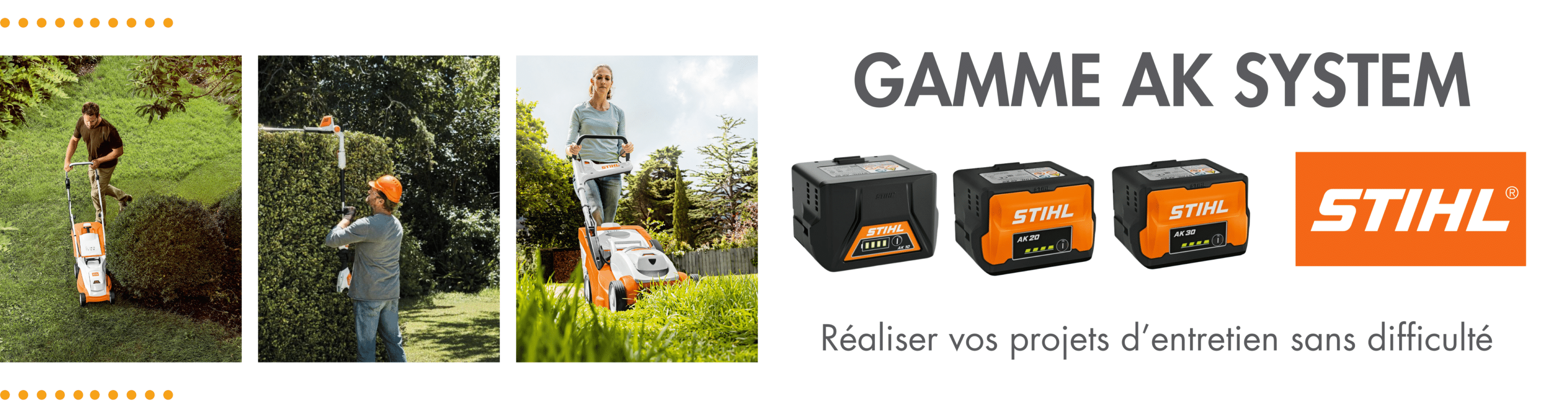 Gamme AK SYSTEM - Matériel à Batterie