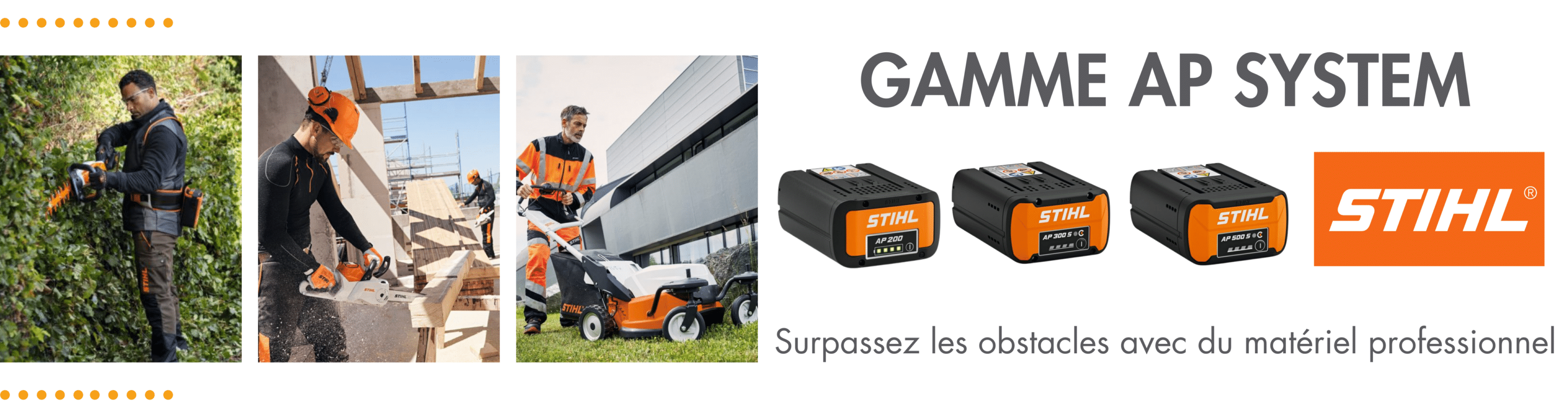 Gamme AP SYSTEM - Matériel à Batterie