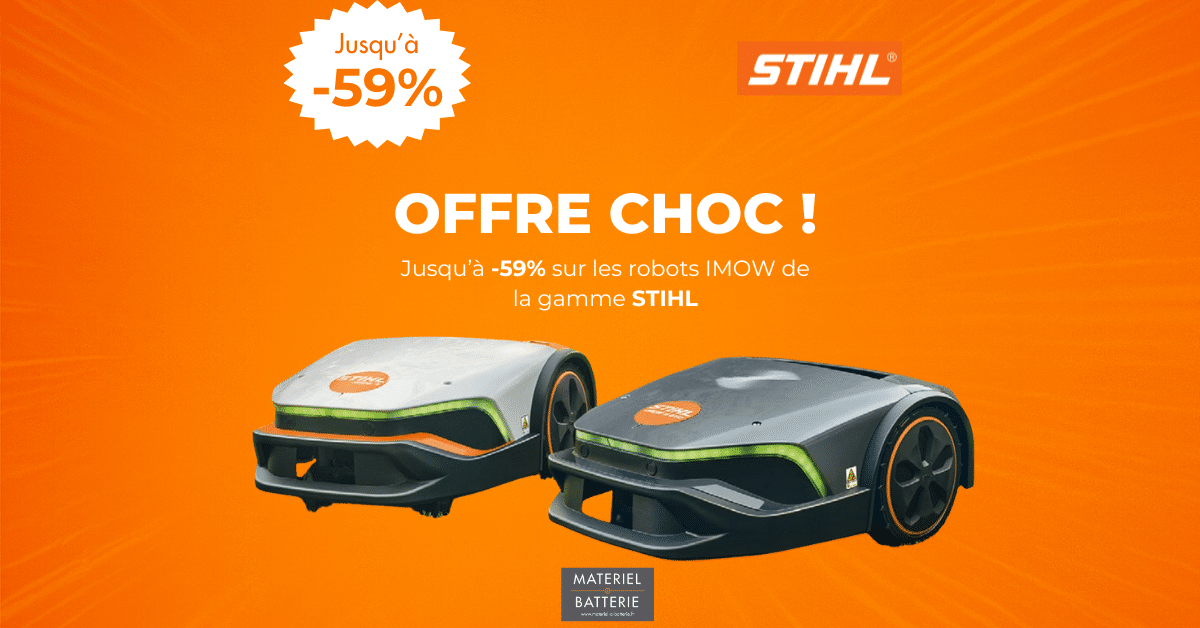 offre choc Materiel a batterie robot tondeuse STIHL imow
