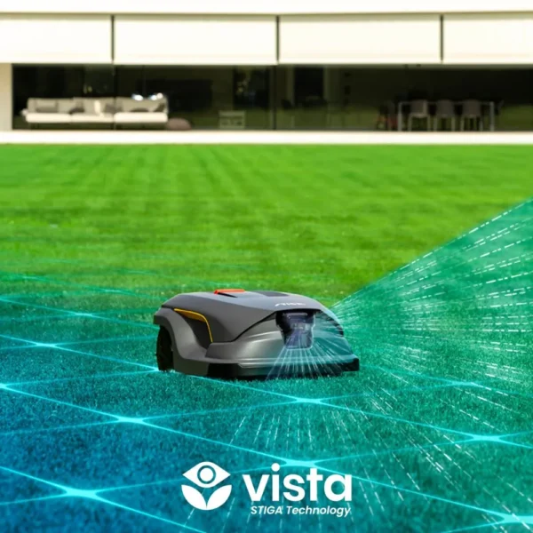 Robot tondeuse STIGA A 50v (Vista) – Jusqu’à 5000 m² – Robot tondeuse autonome sans câble, sans antenne
