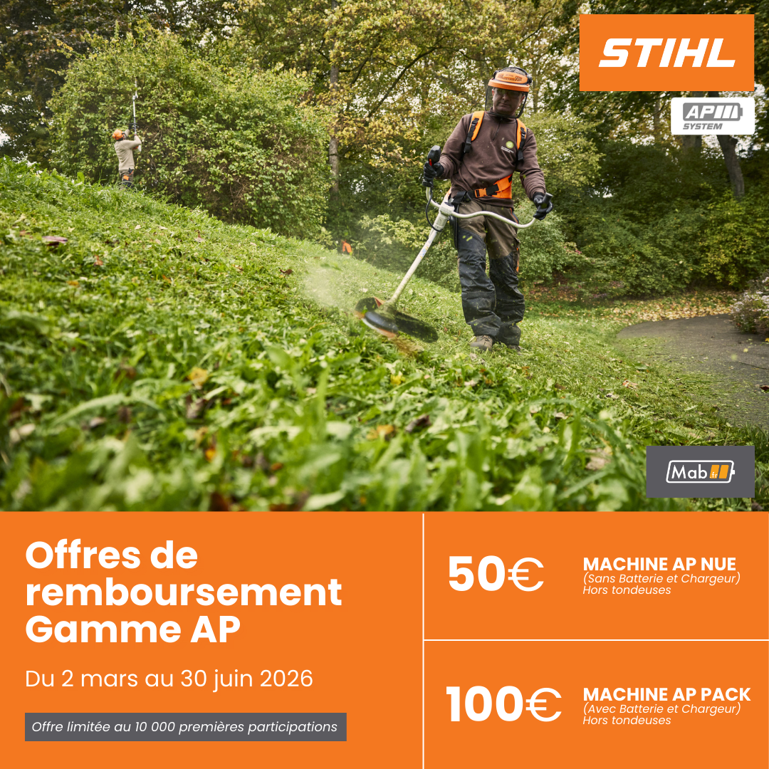 ODR Tondeuses à batterie Stihl AP Printemps 2026