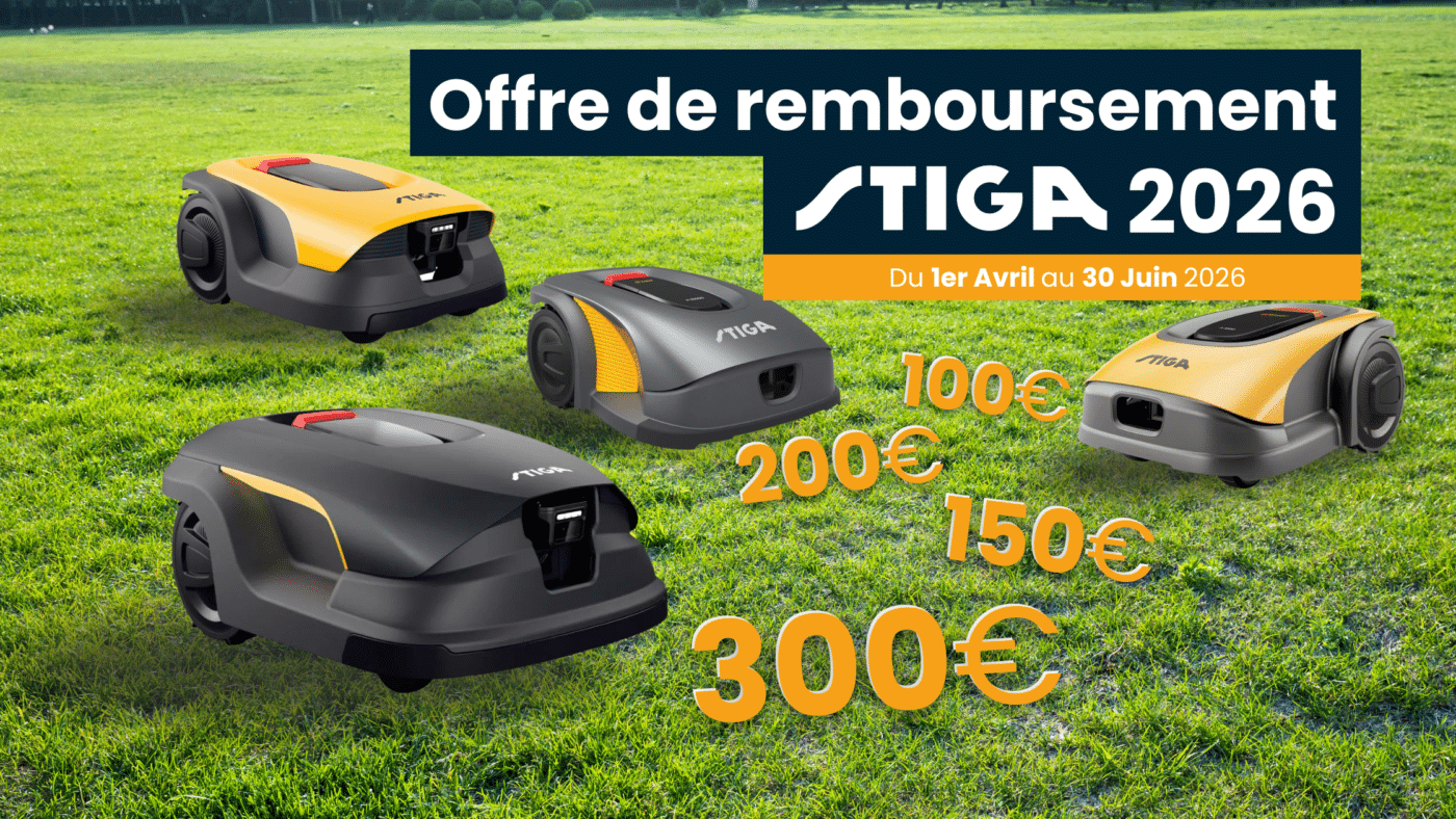 Blog Post Offre de remboursement Robot Tondeuse Stiga 2026 sans fil
