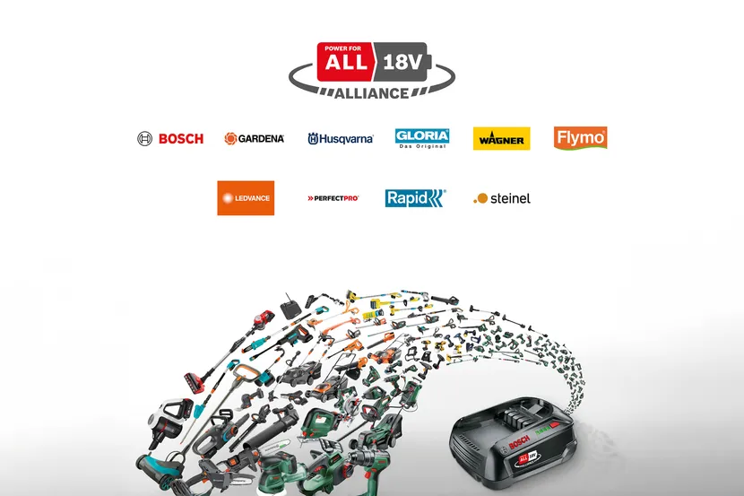 Batterie Bosch Husqvarna Power For All 18V une seule batterie pour tous vos outils Bosch, Husqvarna, Gardena et bien plus