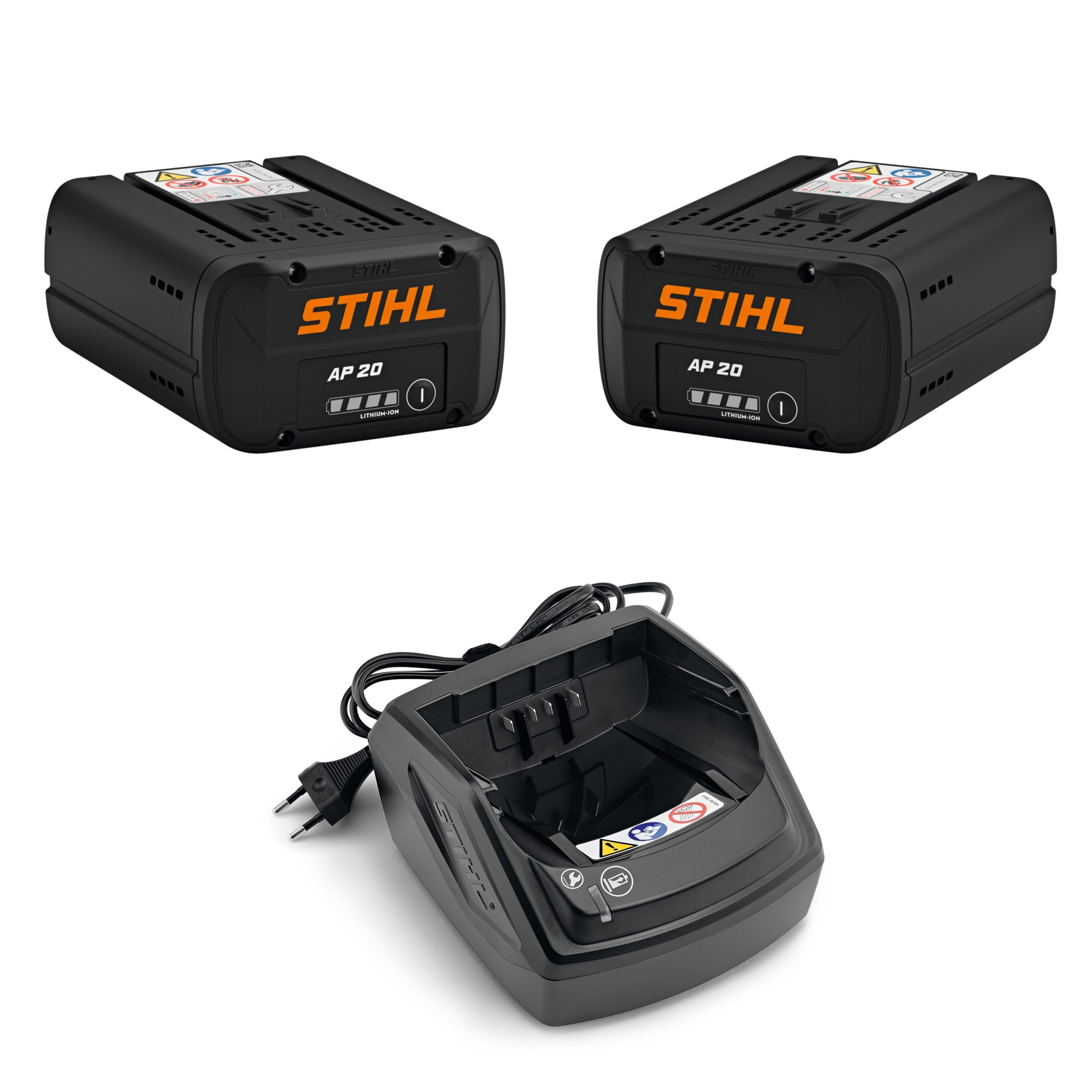OFFRE 2 Batteries Stihl AP 20 + Chargeur Stihl AL 101