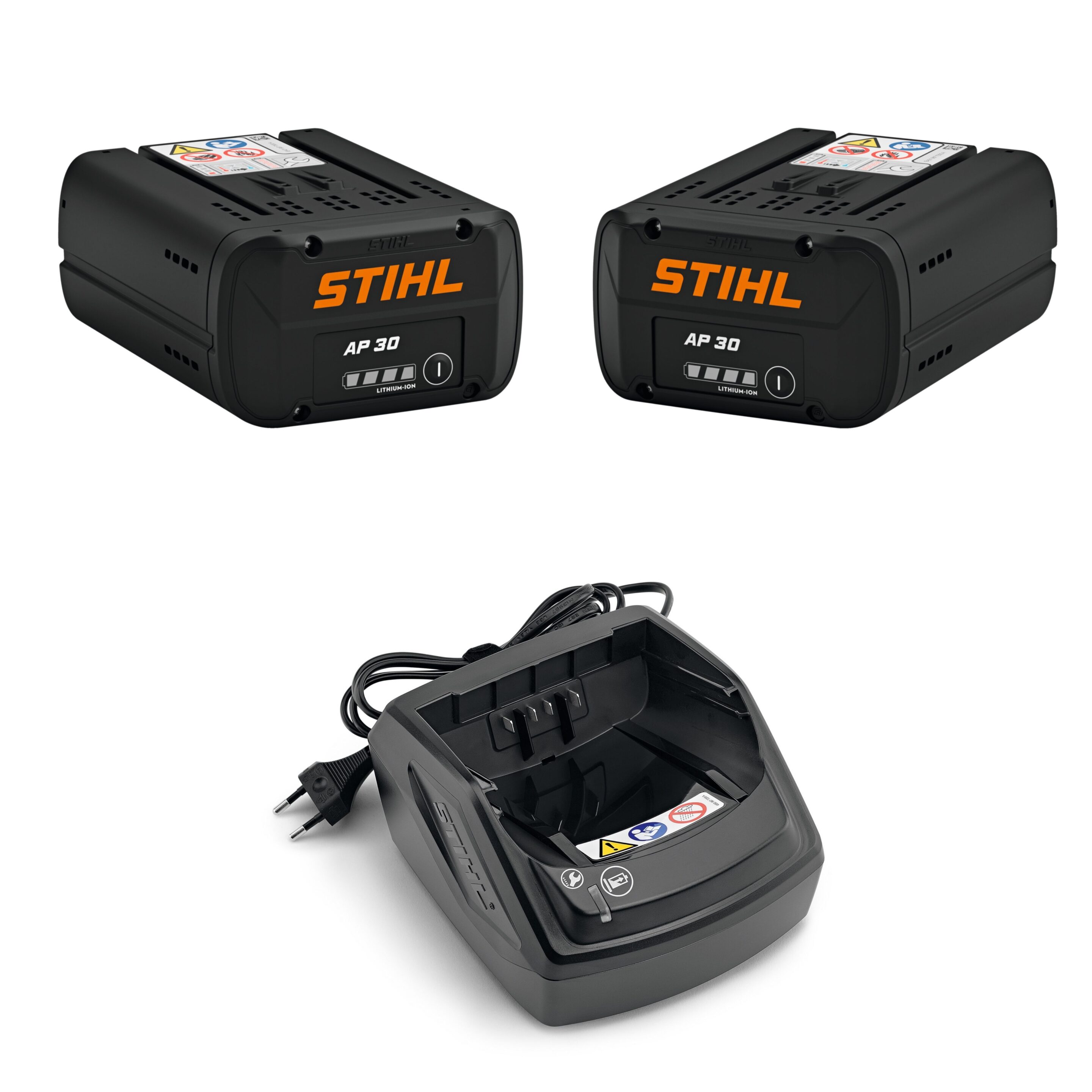 OFFRE 2 Batteries Stihl AP 30 + Chargeur Stihl AL 101