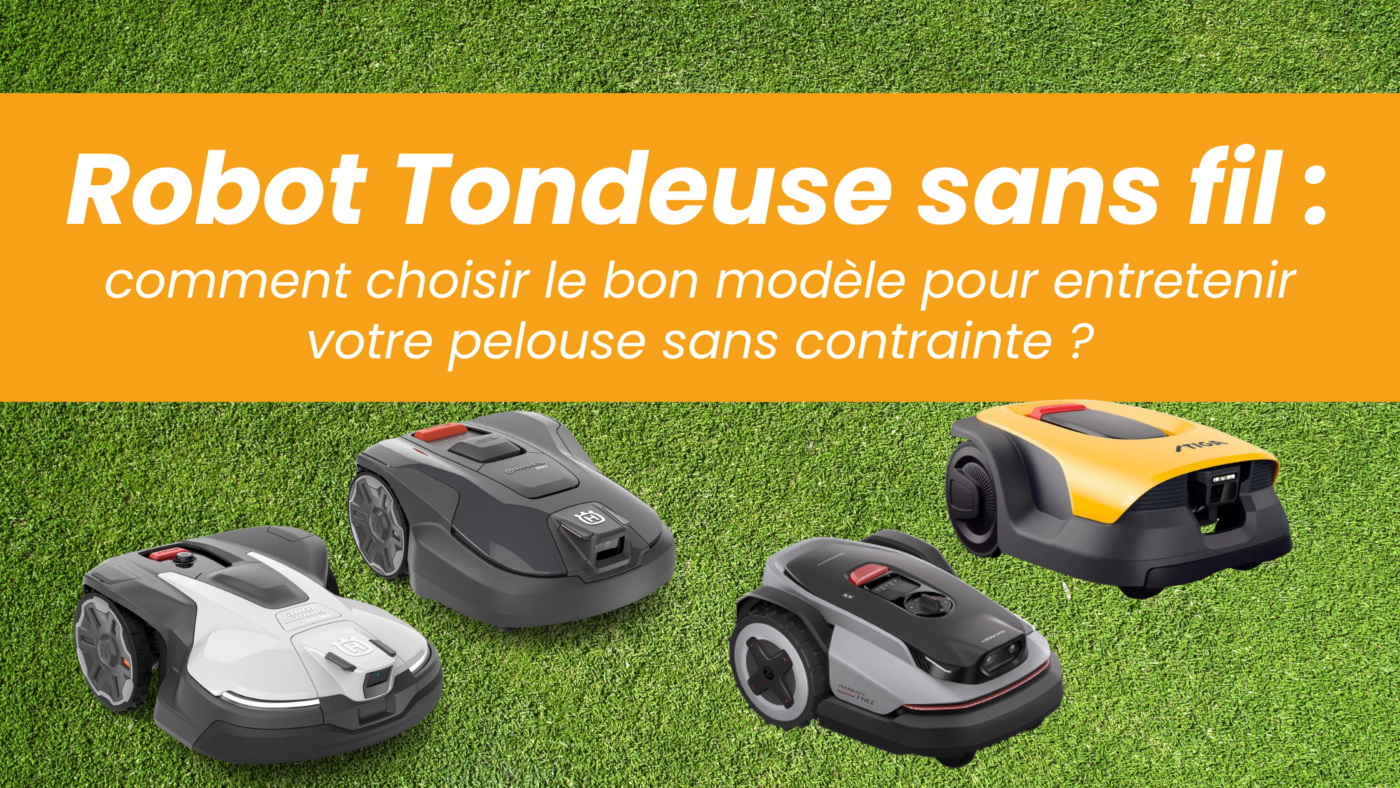 robot tondeuse sans fil